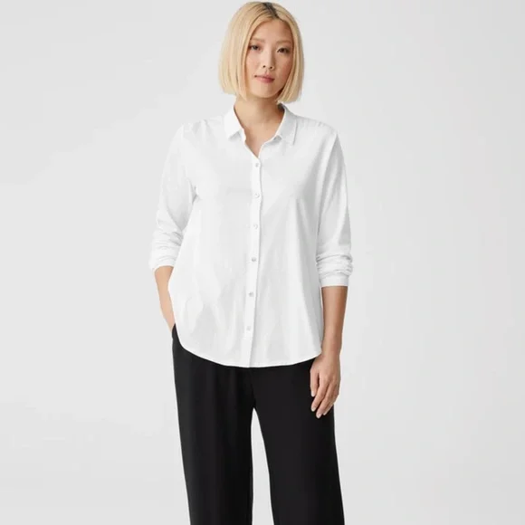 Eileen Fisher Tops Eileen Fisher Organic Cotton Easy Jersey